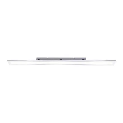 Produktbild von LED-Deckenleuchte - Chromfarben - Weiß - Kunststoff - B 120 cm - 3-Stufen Dimmer - Memoryfunktion