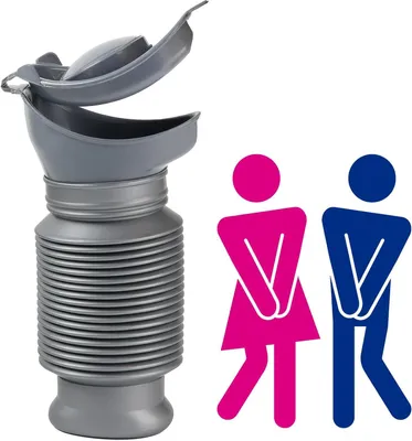 Produktbild von Urinal, faltbar, 750 ml, PP-Material, für Reisen