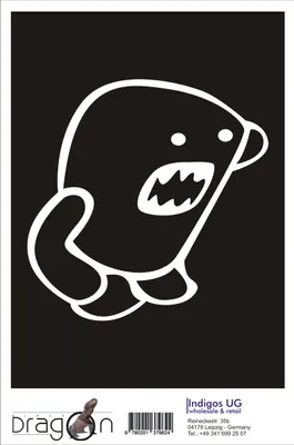 Produktbild von Aufkleber / Autoaufkleber - JDM / Die cut / Auto / OEM - Domo - 210x210mm pink - Heckscheibe / Heckscheibenaufkleber
