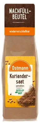 Productafbeelding van Ostmann, gemalen korianderzaad, navulverpakking, zoete aroma, 50g