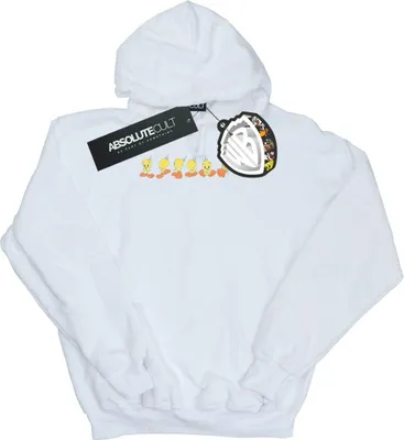 Produktbild von Looney Tunes - "Tweety Pie Colour Code" Kapuzenpullover für Herren BI13785 (M) (Weiß)