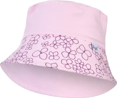 Produktbild von Hut dünn DRUCK Outlast® - Babyrosa/Babyrosa Blümchen, 5 | 49-53 cm