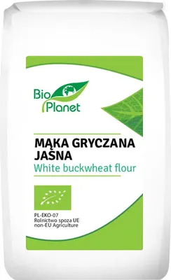 MĄKA GRYCZANA JASNA BIO 500 g - BIO PLANET