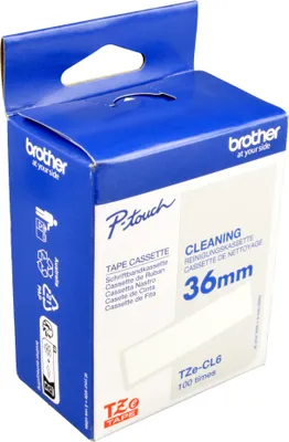 Immagine prodotto di Brother TZECL6 Reinigungskassette Brother 36mm, bis 100 Durchläufe