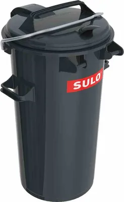 Image de Poubelle 50l Ku.anthracite avec arceau SULO