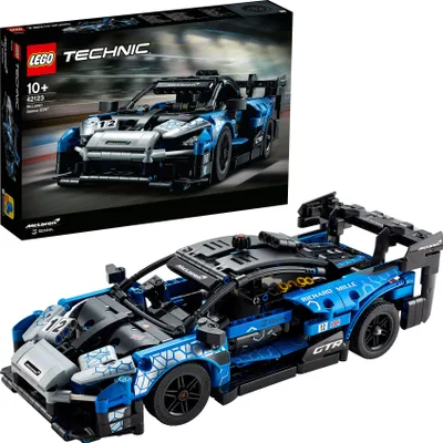 Produktbild von LEGO 42123 Technic McLaren Senna GTR, Modellbausatz, Spielzeugauto, Rennauto, Rennwagen-Bauset, Modellauto für Kinder ab 10 Jahren