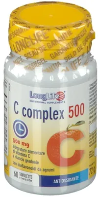 Obrázok produktu pre LONGLIFE C KOMPLEX 500, tablety s postupným uvoľňovaním, 60 ks