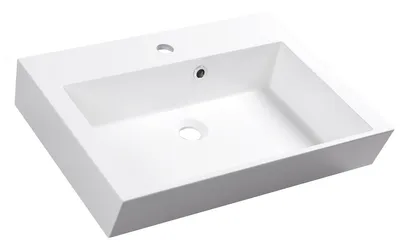 Produktbild von Sapho ORINOKO Gussmarmor-Waschtisch 60x15x45cm, weiß