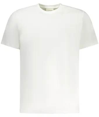Produktbild von Weißes Herren Kurzarm-T-Shirt mit Rundhals und Logo-Stickerei