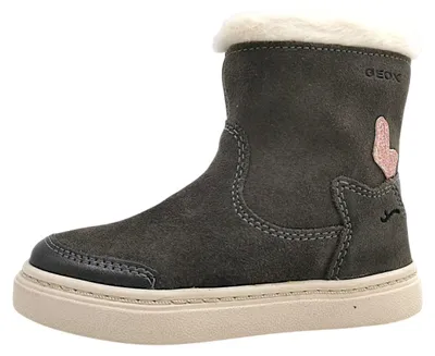 Produktbild von Geox Nashik Kinderschuhe Mädchen Winterstiefel Stiefel Grau Freizeit