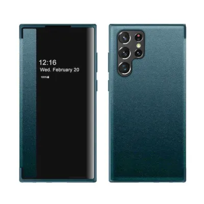 Obrázok produktu pre Pre Samsung Galaxy S23 Ultra 5G Mirror View Smart Cover Case Puzdro na mobilný telefón