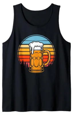 Productafbeelding van Retro bier drinken - alcoholische tanktop