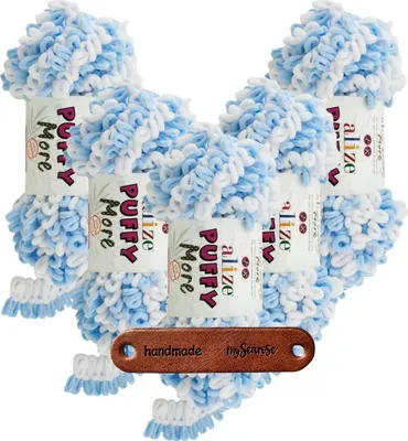 Produktbild von 5 x ALIZE Puffy More 6512 mit Label