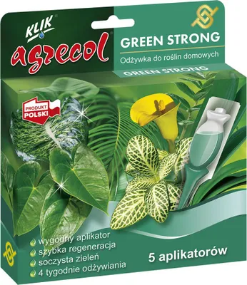 Obrázek produktu pro AGRECOL Green Strong kondicionér pro pokojové rostliny 5x30ML