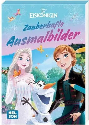 Produktbild von Disney Die Eiskönigin: Zauberhafte Ausmalbilder: Malblock mit 128 Seiten