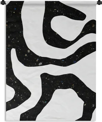 Produktbild von MuchoWow® Wandteppich Wandbehang Abstrakt - Minimalismus - Design 120x160 cm Tapisserie Dekoration Wandtuch - Wohnzimmer - Moderne