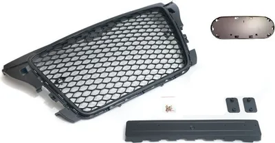 Produktbild von Kühlergrill schwarz Sport mit Emblem und Kennzeichenhalter passend für den Audi A3, 8P