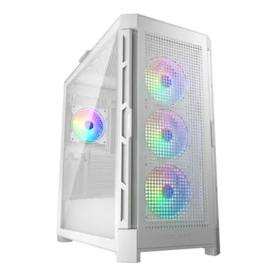 Immagine prodotto di COUGAR DUOFACE PRO RGB, Midi Tower, senza alimentatore, USB/Audio, ATX, 1x USB-C 3.1, 2x USB 3.0, 1x USB 2.0, bianco