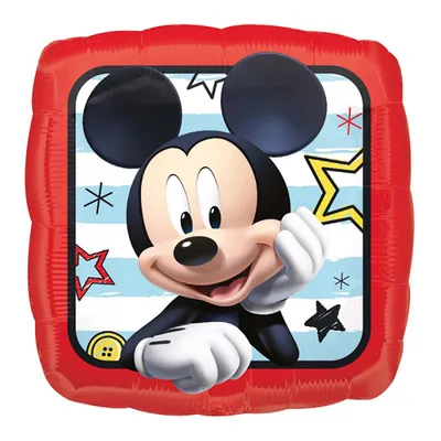 Produktbild von 18"/Ø43cm Folienballon "Mickey Mouse" Eckig