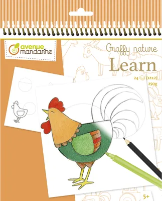 Produktbild von Avenue Mandarine 5x Graffy Nature, Learn, Der Bauernhof - Orange GY149C