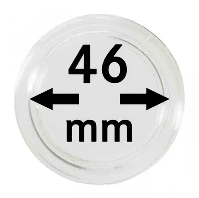 Produktbild von Lindner 2250046P Münzkapseln 46 mm-10er Pack