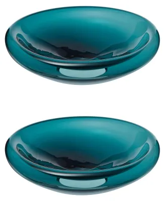 Produktbild von IKEA STOCKHOLM Schüssel dunkel blau-türkis 34 cm Glas