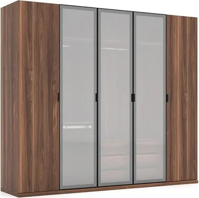 Immagine prodotto di Armadio marrone in legno Camera da letto Armadio moderno di design