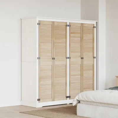 Produktbild von vidaXL Schranktür 4 pcs Natur 170 x 2,1 x 39,5 cm Massives Kiefernholz
