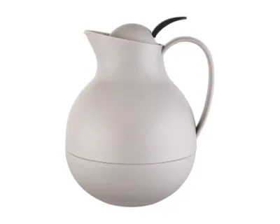 Produktbild von Michelino 1 Liter Isolierkanne "Alythia" Thermoskanne Isolierflasche 28383 Beige