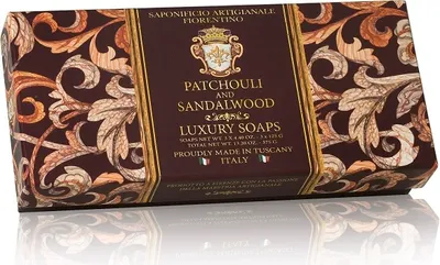 Produktbild von Fiorentino Seife Patchouli and Sandalwood 3 x 125g
