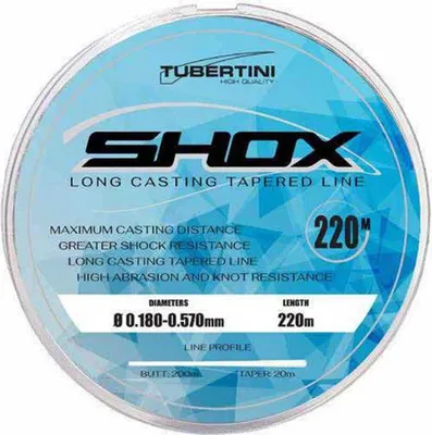 Produktbild von Tubertini Shox 220 M Konischer Anführer Durchsichtig 0.160-0.5700 mm Durchsichtig 0.160-0.5700 mm