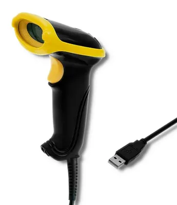 Produktbild von Qoltec 50867 Laserleser 1D | 2D | USB | Schwarz