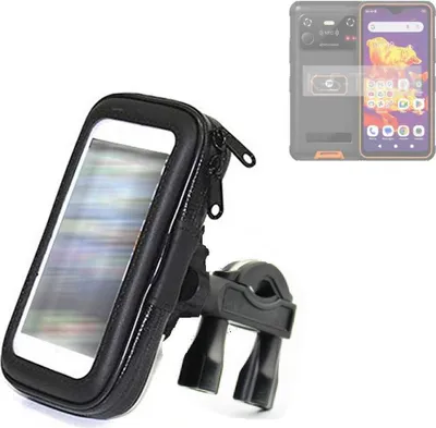 Produktbild von K-S-Trade Fahrrad-Halterung kompatibel mit Phonemax R4GT Handy-Halterung Halter Lenkstange Fahrradhalterung Motorrad Bike Mount Wasserabweisend