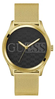 Produktbild von Guess Herren Armbanduhr REPUTATION gold, schwarz 44 mm GW0710G2