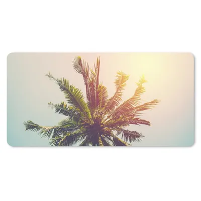Produktbild von MuchoWow® Mauspad Mousepad Palme - Sommer - Tropisch - Sonne 60x30 cm - Mousepads - Maus Mat - Pad - Mausunterlage - Nachhaltig