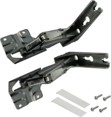 Produktbild von Trade-Shop 2er Set Kühlschrankscharnier Türscharnier oben unten ersetzt Hettich 3307 5.0 3NH24 3704 5.0 0124R 41,5, 330750, 370450