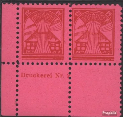 Produktbild von Briefmarken Sowjetische Zone (All.Bes.) 1945 Mi 19x mit Druckereizeichen postfrisch Mecklenburg 1.Ausgabe