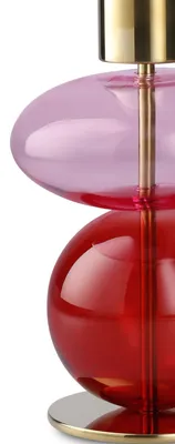 Produktbild von Holmegaard - Bubble Kerzenständer 14 cm, pink/rot