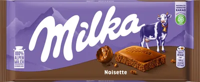 Produktbild von Milka - Noisette - 100g Tafel