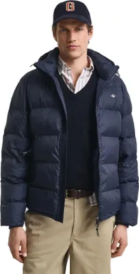 Produktbild von Gant Winterjacke einfarbig dunkelblau wasserabweisend