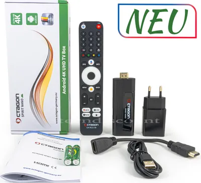 Produktbild von Octagon SPIRIT NANO – 4K-Streaming HDMI Stick IPTV Media Player OTT Box