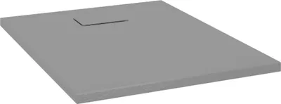 Image de vidaXL Receveur de douche SMC Gris 90x70 cm