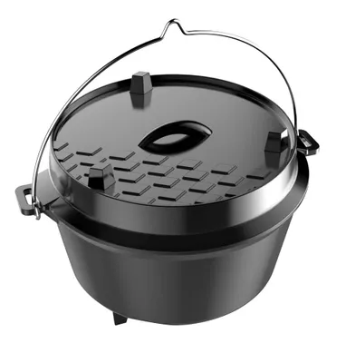 Produktbild von TEPRO-Dutch Oven M-mit Standbeinen-schwarz-8232