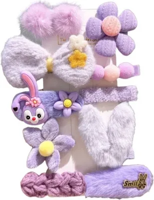 Image de Carla Set de pinces à cheveux pour femmes Zimridade violet Taille unique