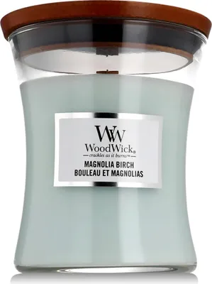 Produktbild von WoodWick Magnolia Birch, Zylinder, Hellblau, Birkenholz, Magnolien, 75 h, 1 Stück(e)