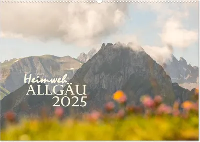 Produktbild von Heimweh Allgäu 2025 (Wandkalender 2025 DIN A2 quer), CALVENDO Monatskalender