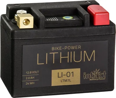 Produktbild von intAct Bike-Power Motorradbatterie Lithium-Ionen LI-01 12V 2Ah
