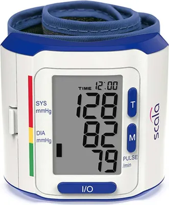 Produktbild von scala SC 6400 Handgelenk-Blutdruckmessgerät, blau