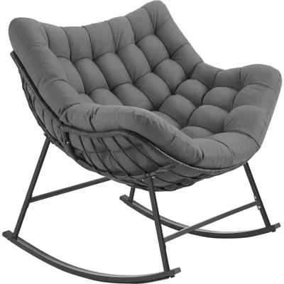 Produktbild von tectake® Schaukelstuhl Tami 93 x 99,5 x 89 cm