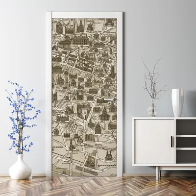 Produktbild von Dekorative Türposter selbstklebend Klebefolie Wandaufkleber Türaufkleber Stilllebenmalerei 70 x 200 cm